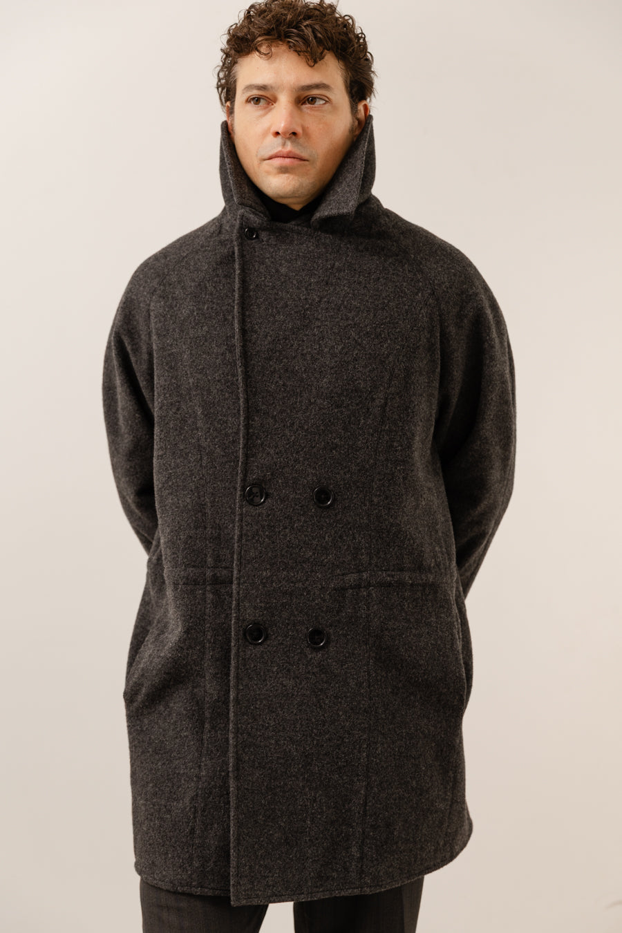 Tapado Marino Gris Oscuro