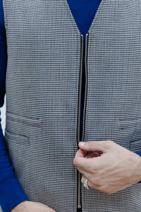 Chaleco Chacho Pied de Poule - Detalle 1