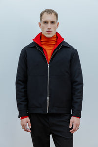 Campera Luca Negro - Frente
