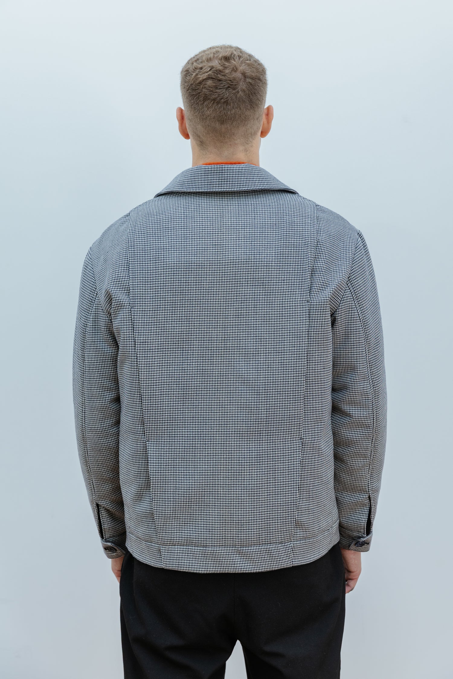 Campera Luca Pied de Poule - Espalda lulo