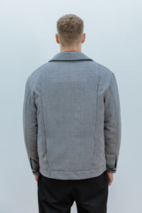 Campera Luca Pied de Poule - Espalda lulo