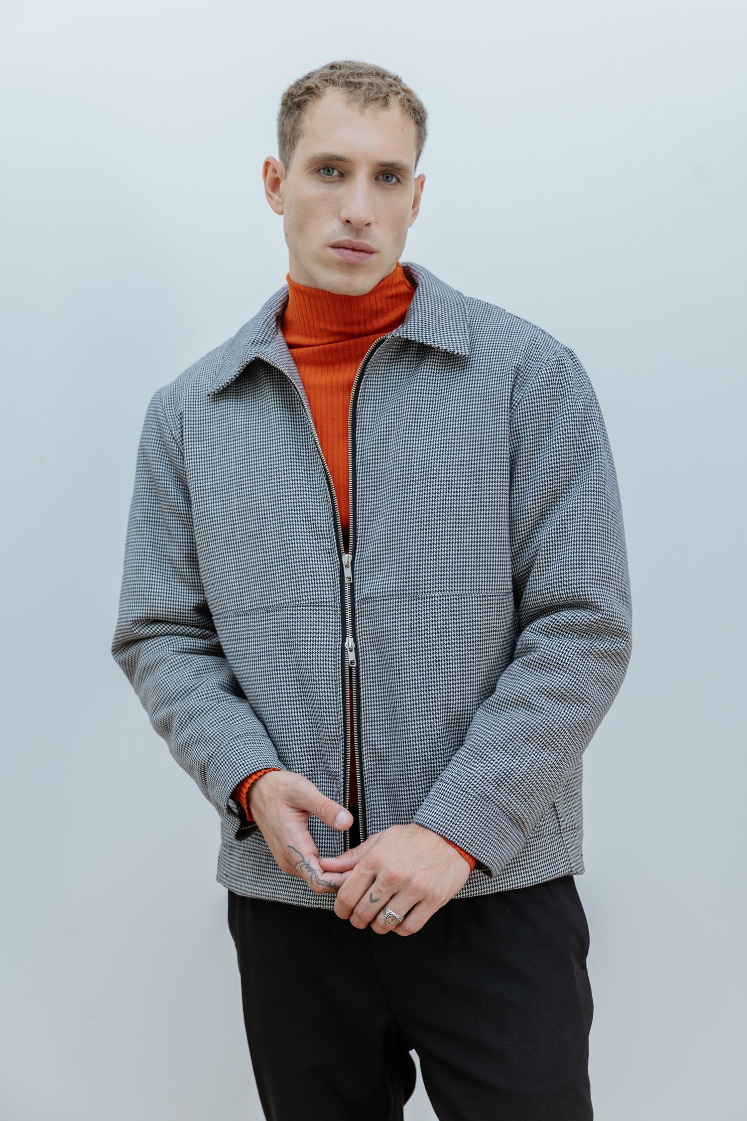 Campera Luca Pied de Poule - Frente